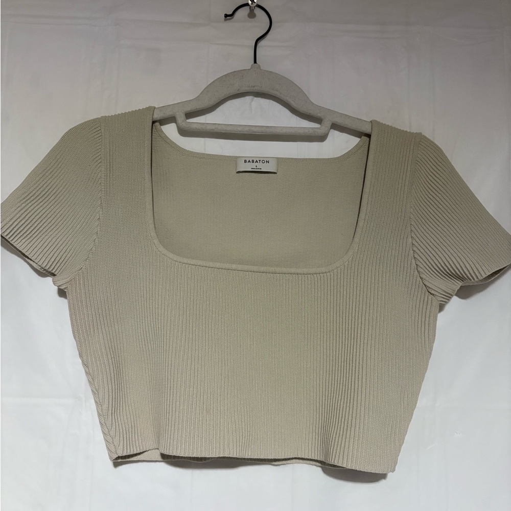 Aritzia babaton crop top sz large